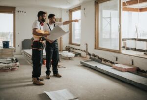 Reviewing home remodel plans